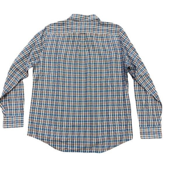 JACK SPADE Men shirt sz XL Plaid Blue Pink Button down Classic Office preppy - Picture 3 of 4